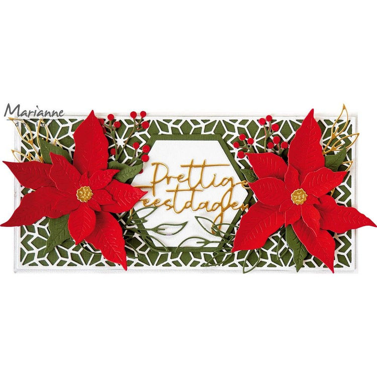 Marianne design • creatable tiny's poinsettia