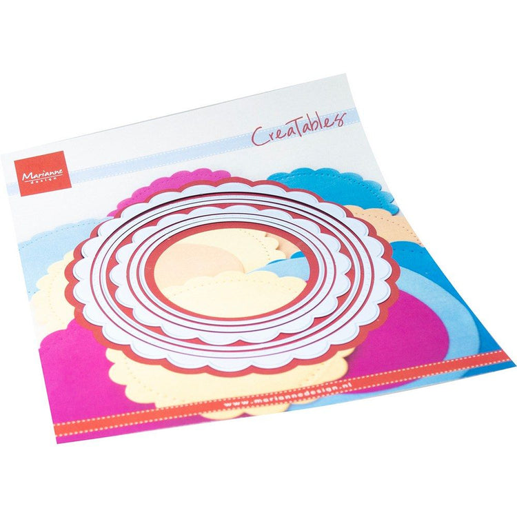 Marianne design • creatable scalloped circles