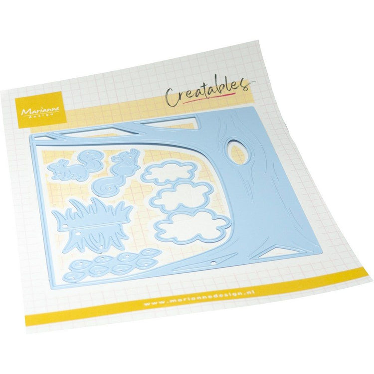 Marianne design • creatable passepartout tree