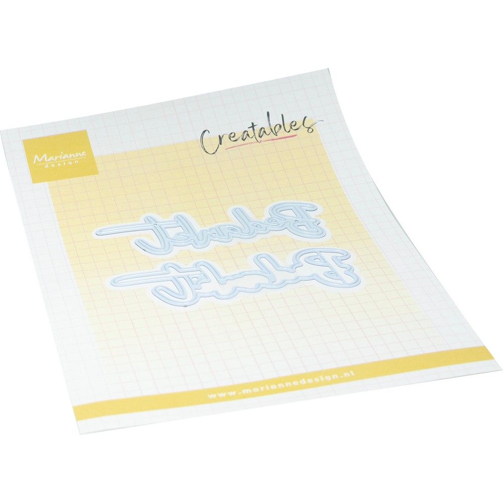 Marianne design • creatables bedankt