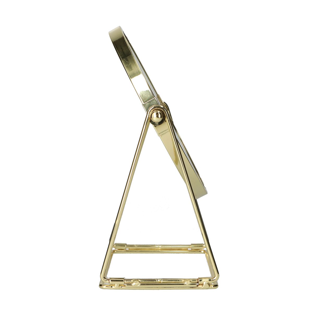 Lsp spiegels spiegel op frame voet goud 22cm 3x vergrotend