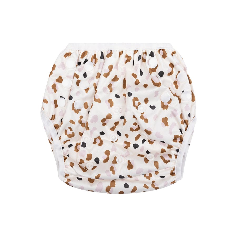 Leopard | kaki wasbare zwemluier