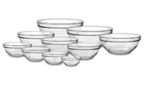 Duralex schaal lys stapelbaar rond hardglas 500ml 14cm 6 stuks - afbeelding 2