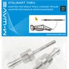 M-wave stalwart thru adapter for thru axle