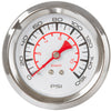 fietspomp met manometer aluminium 61 cm zilver
