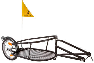M-wave single 40 single-track baggage bicycle trailer without bag