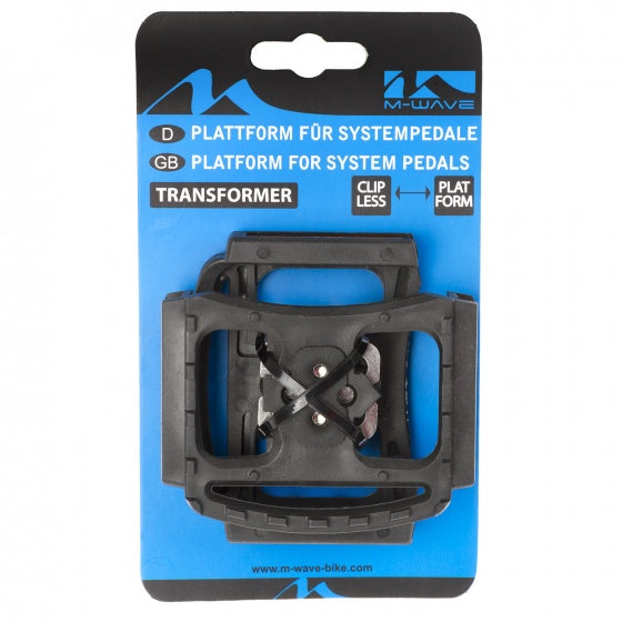 M-Wave Platform Voor SPD Klikpedalen Zwart per paar