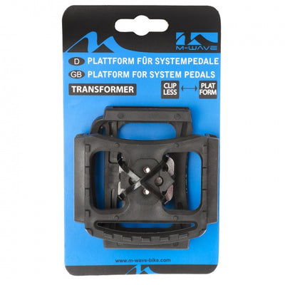 M-Wave Platform Voor SPD Klikpedalen Zwart per paar
