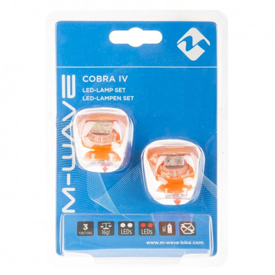 M-Wave Verlichtingsset LED Oranje 2 Stuks