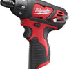 Milwaukee m12 bsd-0 1-toerige subcompact schroevendraaier | zonder accu's en lader - 4933447135