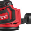 Milwaukee m18 bos125-0 125 mm excentrische schuurmachine - 4933464228