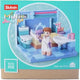 Sluban mini handcraft badkamer bouwspeelgoed kinderen vanaf 6 jaar – constructiespeelgoed modelbouw mini kamer – bouwdoos met 105 bouwstenen en 1 minifiguur – m38-b0757d