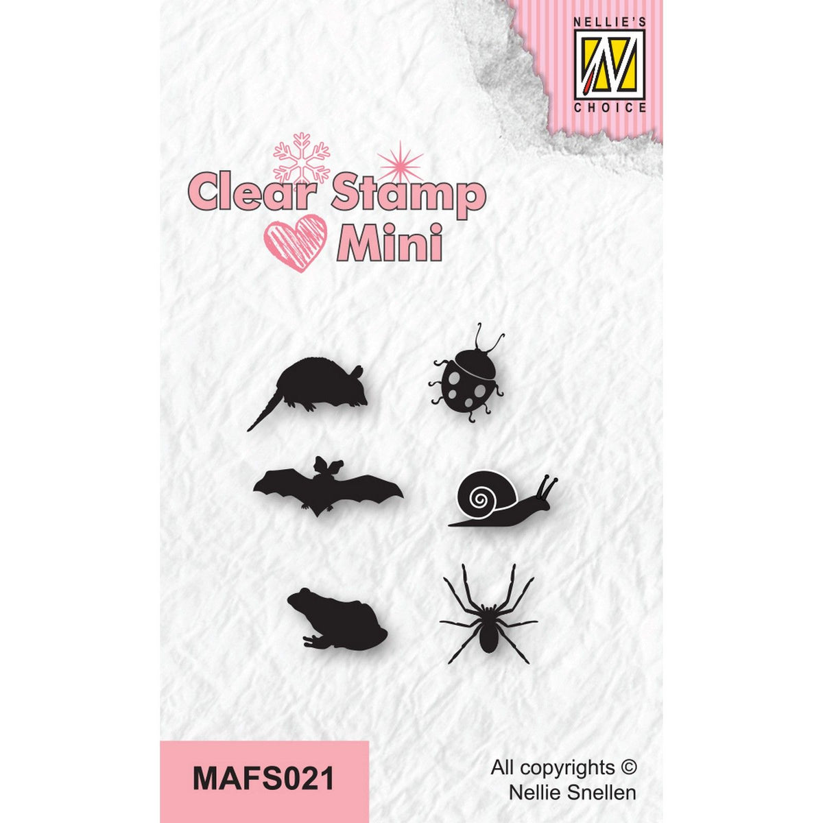 Nellie's choice • mini clear stempels critters-2