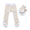 Heless maillot met sokken goud stip (28-35cm)