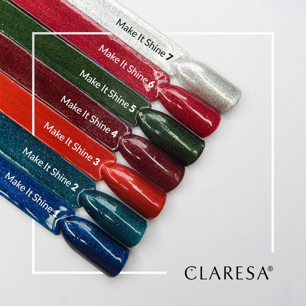 Claresa uv led gellak 5ml make it shine 3