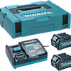 Makita 191j81-6 | startset xgt | dc40ra 2x 2.5ah bl4025 accu | xgt 40v | oplader dc40ra | mbox - 191j81-6