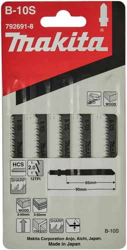 Makita accessoires decoupeerzaagblad b10s | 5 stuks - 792691-8