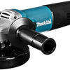 Makita 9558hnrgk3 | haakse slijper met vastzetschakelaar | 230 v | 125mm | in stalen koffer | incl. accessoire set