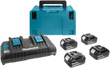 Makita accessoires 18v li-ion accu starterset 197626-8 (4x bl1850b 5.0ah) + duolader dc18rd in mbox - 197626-8 - afbeelding 2