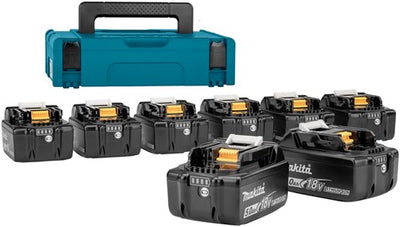 Makita 199697-1 | lxt accuset 18v in mbox nr.1 (8x 5.0ah bl1850b accu) - 199697-1
