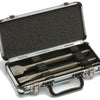 Makita accessoires 3-delige sds plus beitelset: punt, vlak en spadebeitel in aluminium koffer d-42357 - d-42357