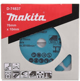 Makita accessoires 76 mm doorslijpschijf hm tcg 76x10x1,75mm voor dmc300 - d-74837 - afbeelding 2