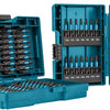 Makita accessoires 90-delige schroefbitset makita impact black in twee handige meeneemdoosjes - e-03109