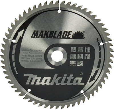 Makita accessoires afkortzaagblad | hout | 190x20x2,0 60t 5g - b-32823