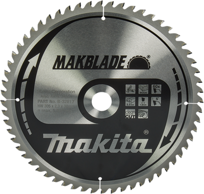 Makita accessoires afkortzaagblad hout | makblade 305x30x2,3 60t 5g - b-32817 - b-32817