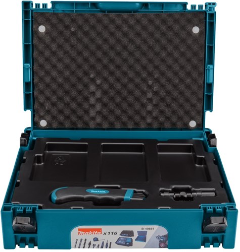 Makita accessoires b-49884 boor- schroefbitset | 116-delig | in mbox1 - b-49884