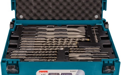 Makita accessoires b-53877 | boor en beitelset sds-plus | 17-delig | in mbox1 - b-53877