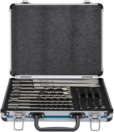 Makita accessoires b-64674 | pb4s sds+ boor beitelset | 13-delig sds-plus | in aluminium koffer - b-64674