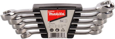 Makita accessoires b-65545 | ringsleutelset | open | 5-delig - b-65545