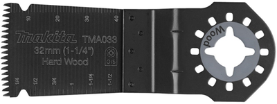 Makita accessoires bi-metalen invalzaag met afgeronde zaagkant én japanse vertanding tma033 i32 bim hh gz - b-39241