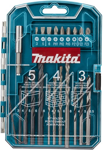 Makita boren schroefbit set 22-delig - p-44002