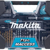Makita accessoires boor- schroefbitset 71-delig - e-22589