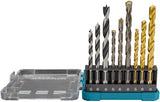 Makita accessoires borenset steen hout metaal 9-delig - d-71962 - afbeelding 2