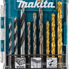 Makita accessoires borenset steen hout metaal 9-delig - d-71962