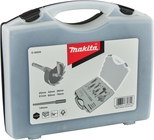 Makita accessoires cilinderkopboorset 7-delig - d-36005 d-36005