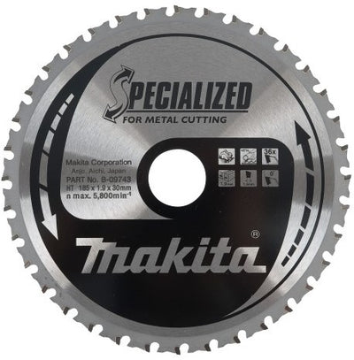 Makita accessoires cirkelzaagblad metaal 136x20x1,5 30t 0g - b-07319