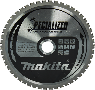 Makita accessoires cirkelzaagblad sandwichpaneel | specialized 235x30x2,2 50t 0g - b-33582 - b-33582