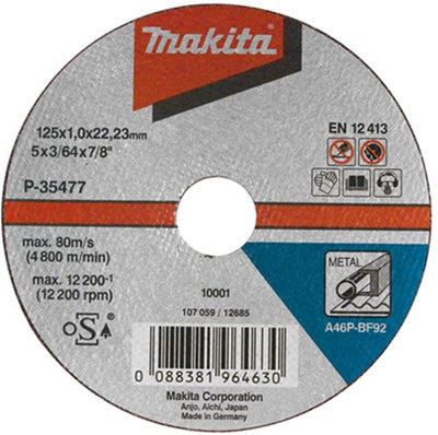 Makita accessoires makita b-60464 doorslijpschijf 230x2,0x22,23mm rvs staal