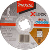 Makita accessoires e-00418 | doorslijpschijf | x-lock | 125x1,2x22,23mm | rvs | 10 stuks - e-00418