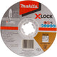 Makita accessoires e-00418 | doorslijpschijf | x-lock | 125x1,2x22,23mm | rvs | 10 stuks - e-00418