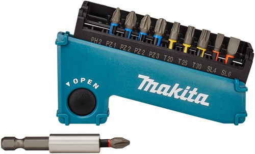 Makita accessoires makita slagschroefbitset 11-delig xtt