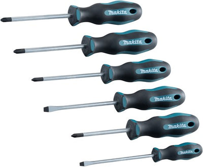 Makita accessoires makita e-10528 schroevendraaierset 6-delig sl4 sl5,5 ph1 ph2 pz1 pz2