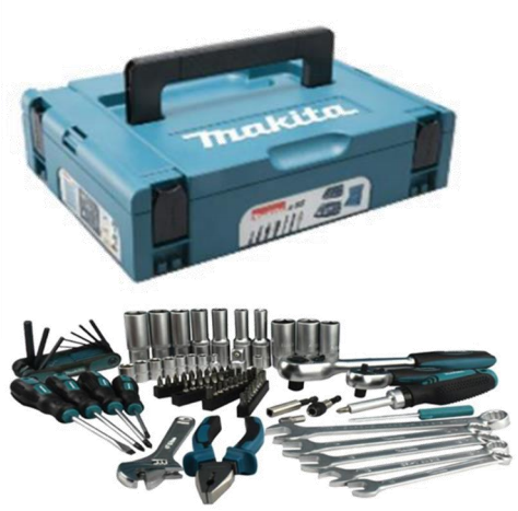 Makita accessoires e-11542 | gereedschapsset | makpac koffer | 87-delig - e-11542