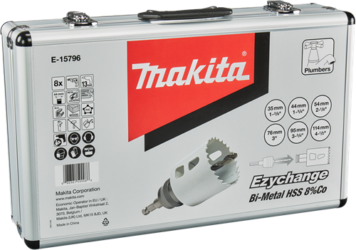 Makita accessoires gatzaagset 8-delig hout metaal - e-15796 e-15796