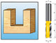 Makita accessoires makita d-10350 freesbit groeffrees s 8mm 22x20mm