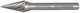 Makita accessoires makita b-52847 hm-frees kegel met spitse kop v. metaal